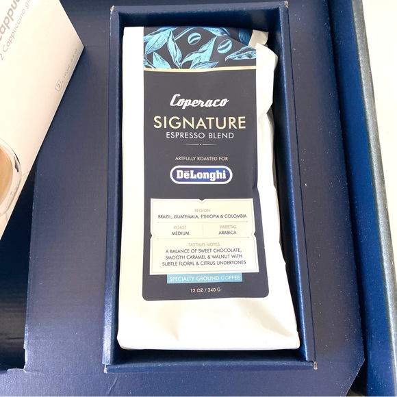 DeLonghi Cappuccino/Espresso Gift Box-NWT - Picture 6 of 7